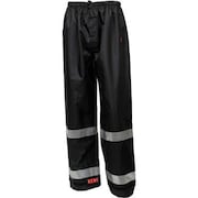 TINGLEY RUBBER Tingley® Icon„¢ Waterproof Breathable Pants W/Silver Reflective Tape, Black, L P24123.LG
